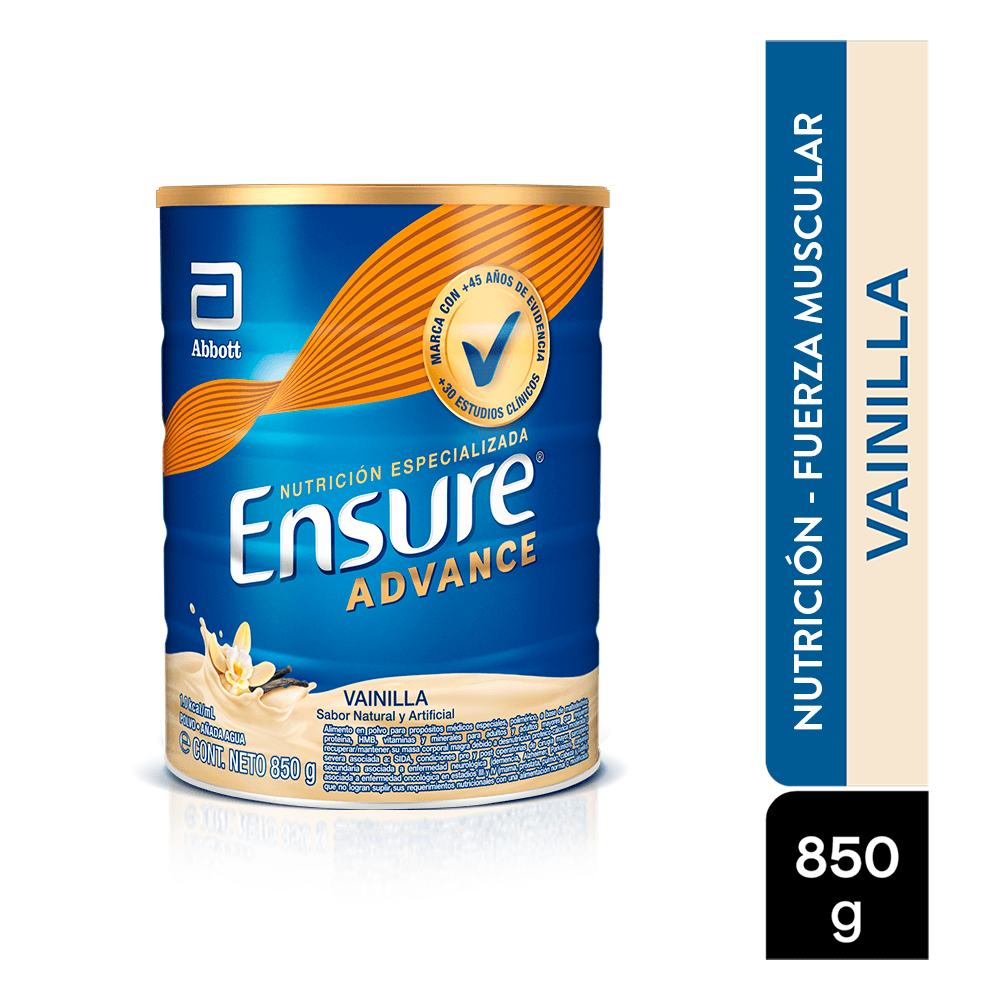 Ensure Advance Vainilla Con Proteina + HMB Polvo 850g