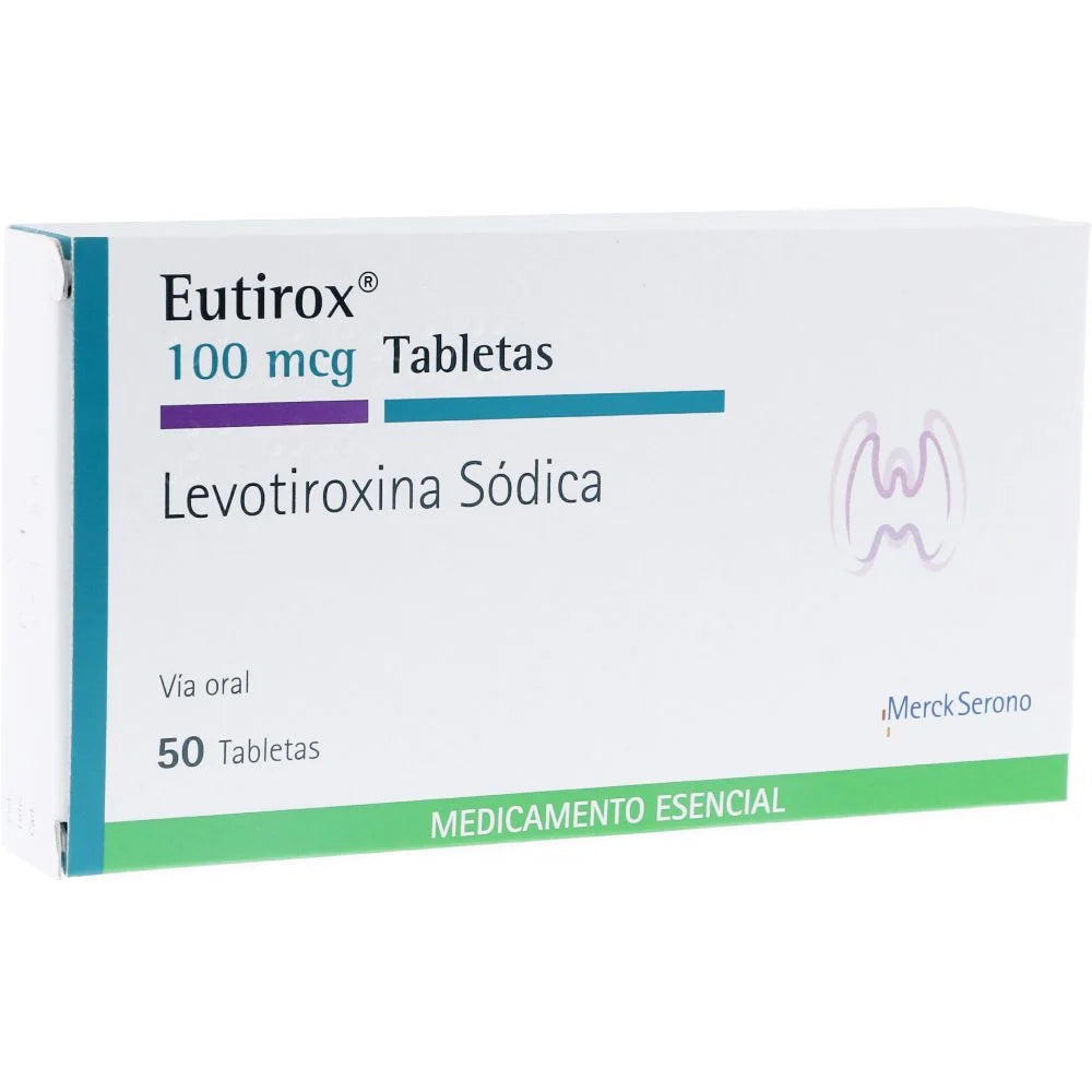 Eutirox 100Mcg Caja X 50 Tabletas