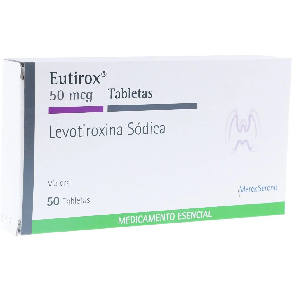Eutirox 50Mcg Caja X 50 Tabletas