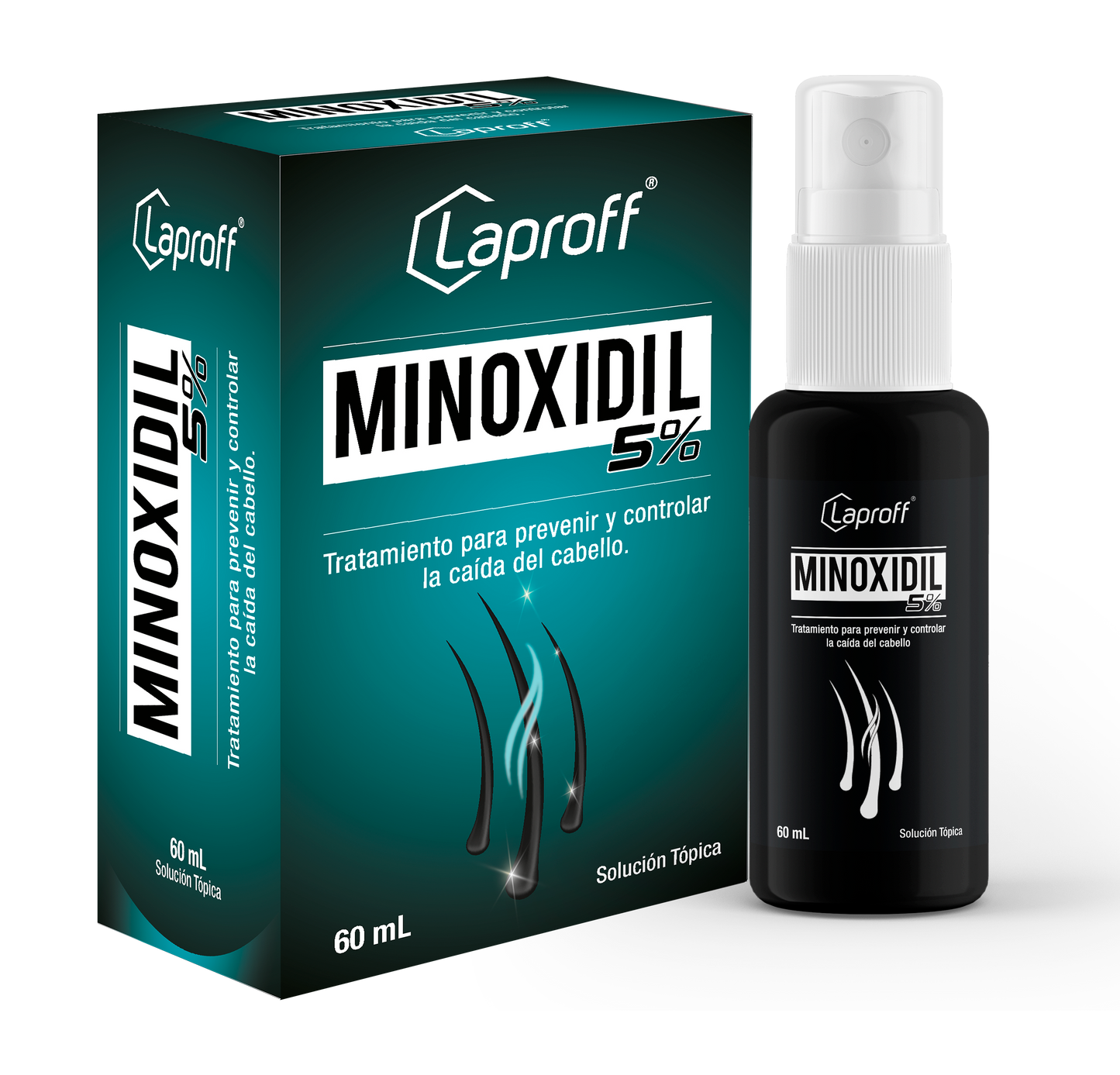 MINOXIDIL 5% FORTE SOLUCIÓN TOPICA LAPROFF