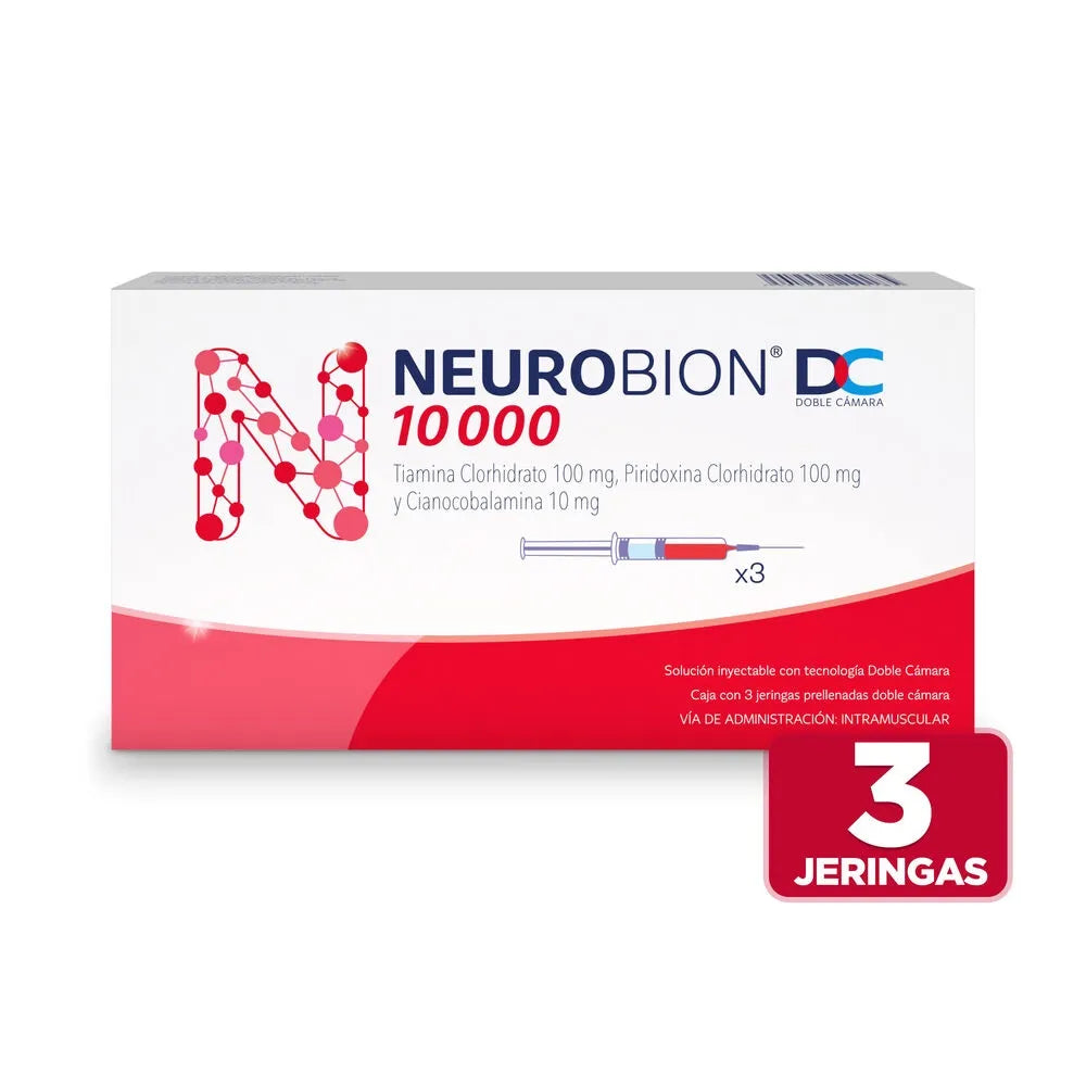 Neurobion Dc Caja X 3 Jeringas Prellenadas Solución Inyectable
