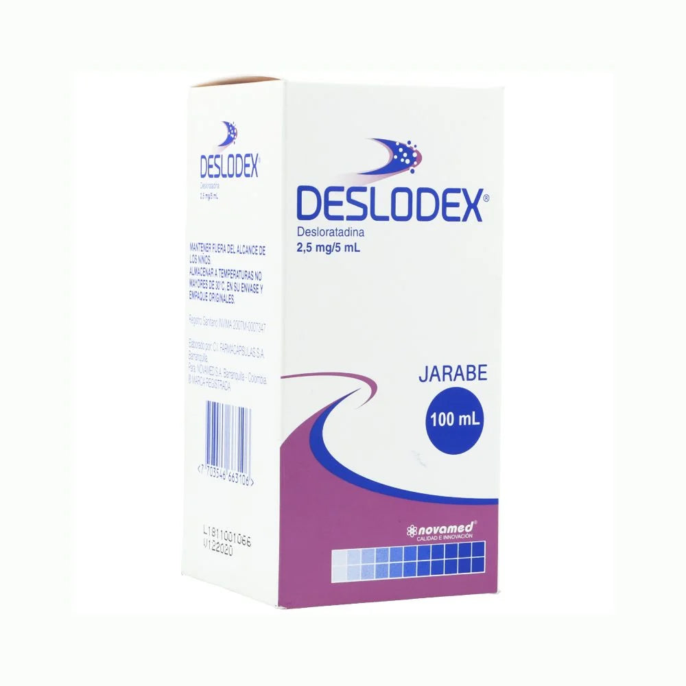 Deslodex 2.5Mg/5mL Jarabe Frasco X 100 mL